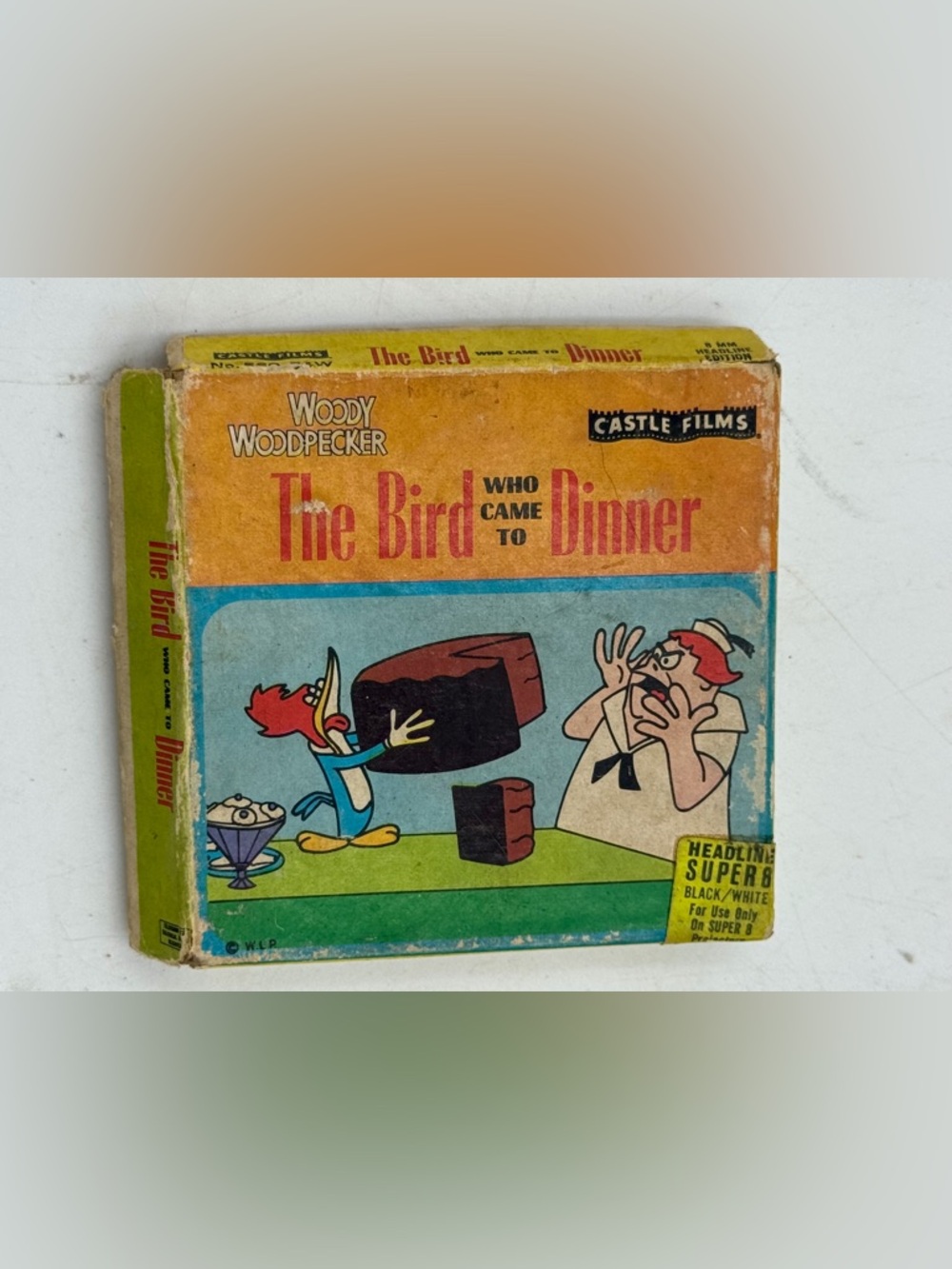 VTG Castle Films Super 8 B&W Woody Woodpecker The Bird Who Came to Dinner No.560
